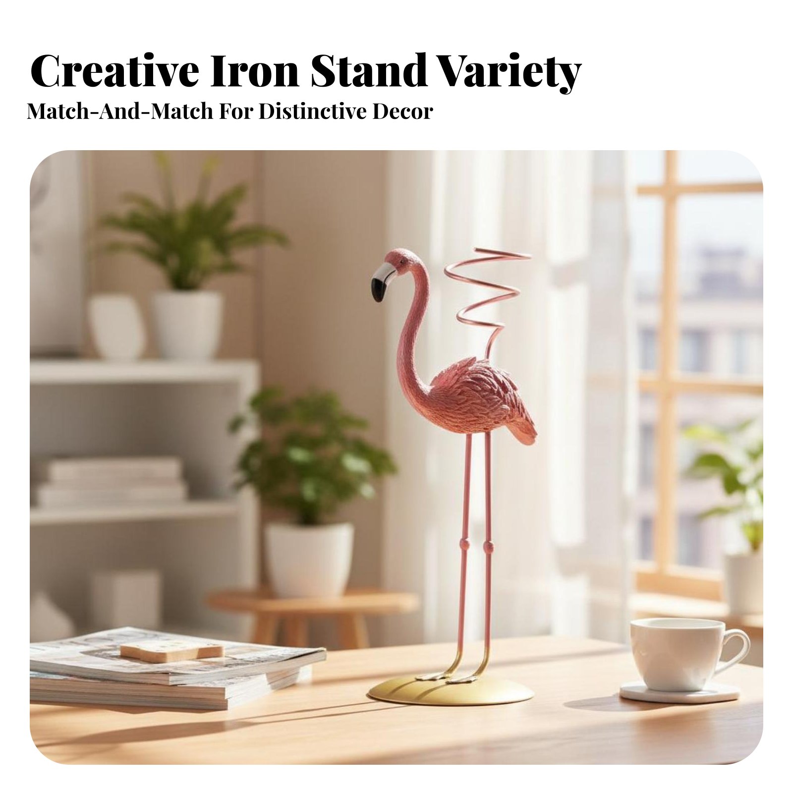 Air Plant Tillandsia - Geometryczny uchwyt na Tillandsię w stylu